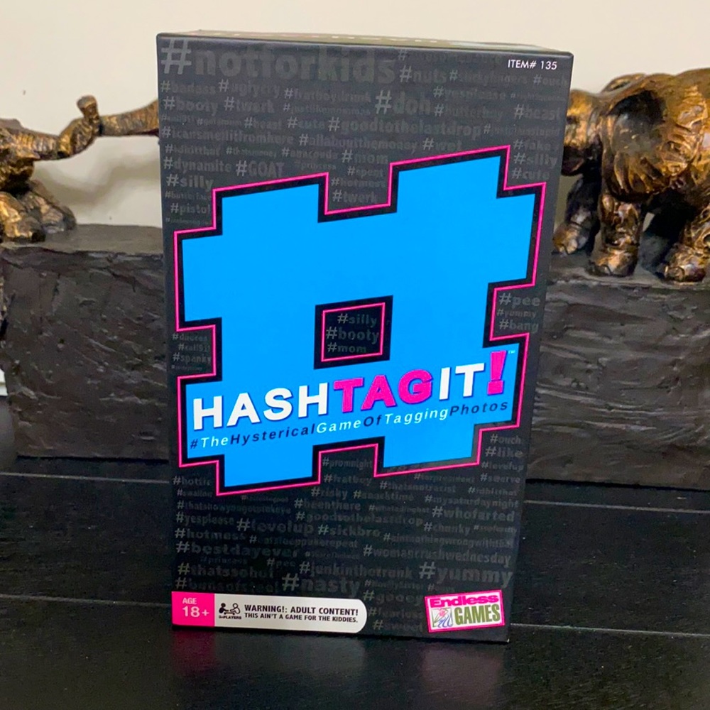 Hashtagit Card Game Adult Party Game 18+ Endless Games Complete